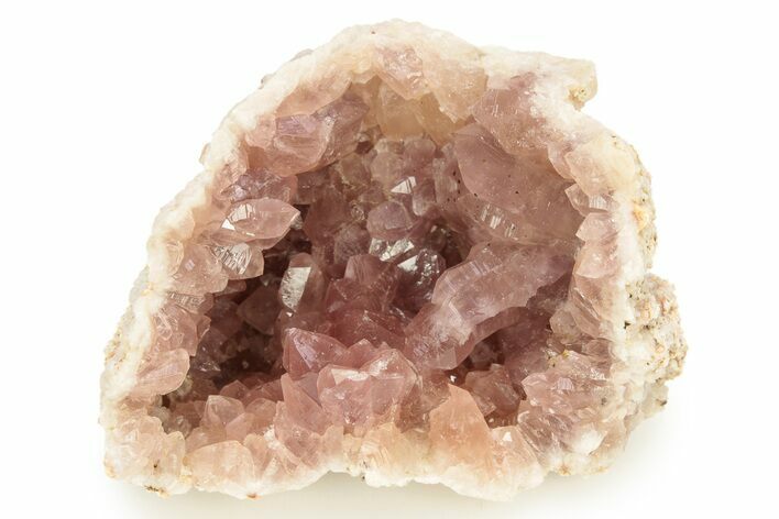 Sparkly Pink Amethyst Geode Section - Argentina #271273